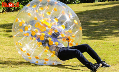 people enjoy playing mini zorb ball